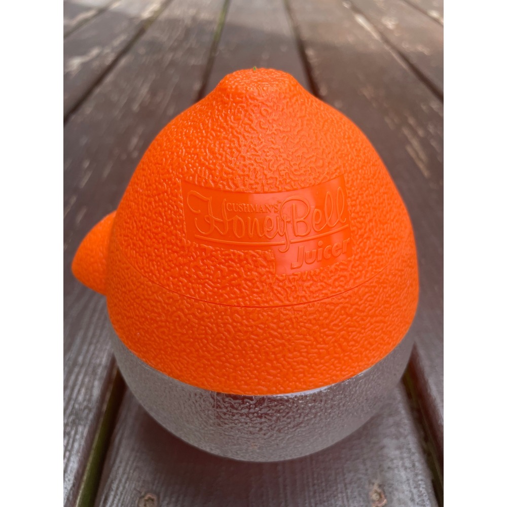 Vintage Cushman's HoneyBell Juicer Orange Citrus Manual Hand Juicer Glass Base